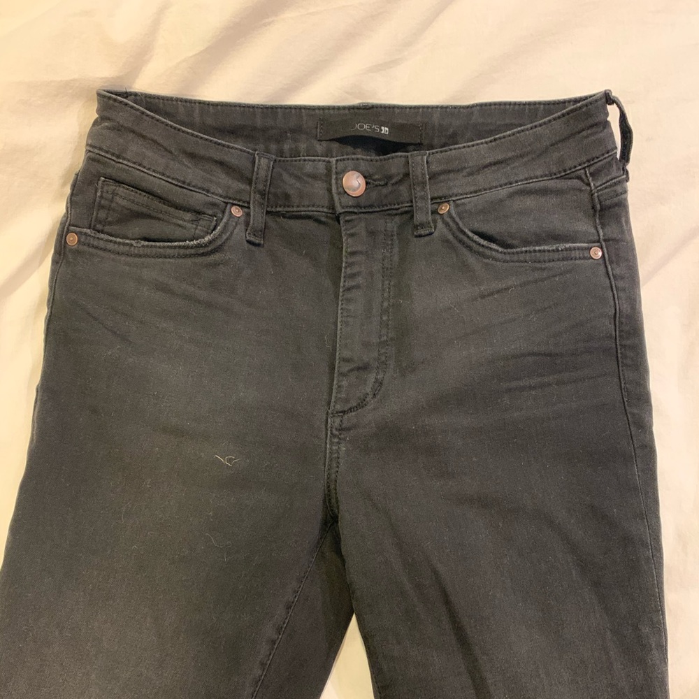 Joes fringed ankle jeans